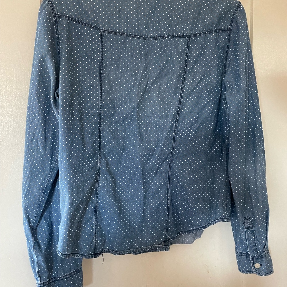 Blue polkadot shirt - Picture 2 of 5